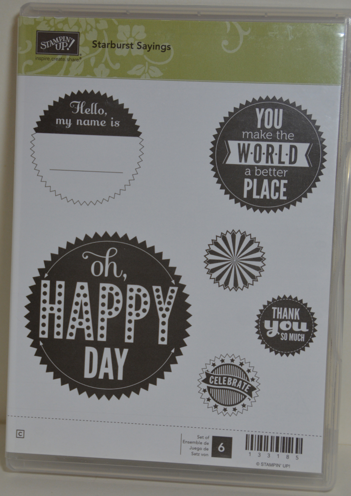 Starburst Sayings - Stampin' Mojo